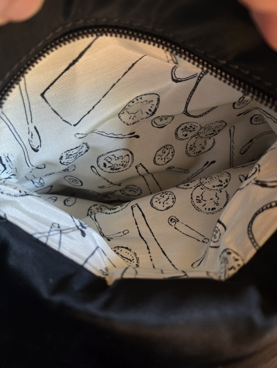 kate spade Convertible Black Nylon & Patent Leather Drawstring Backpack - Picture 10 of 13